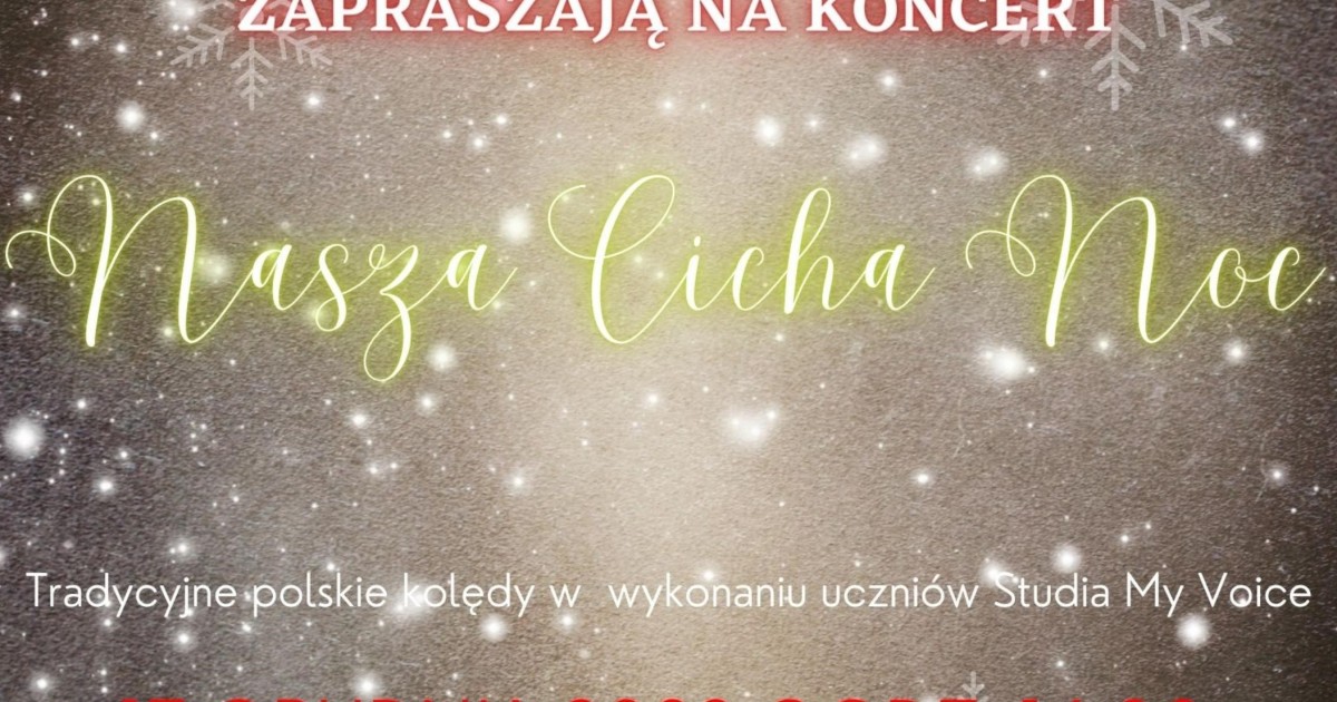 Koncert Świąteczny Nasza Cicha Noc