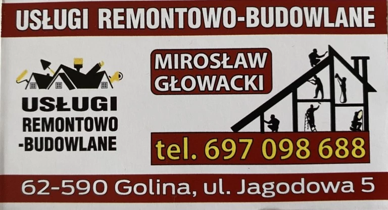 Usługi Remontowo-Budowlane Mirosław Głowacki