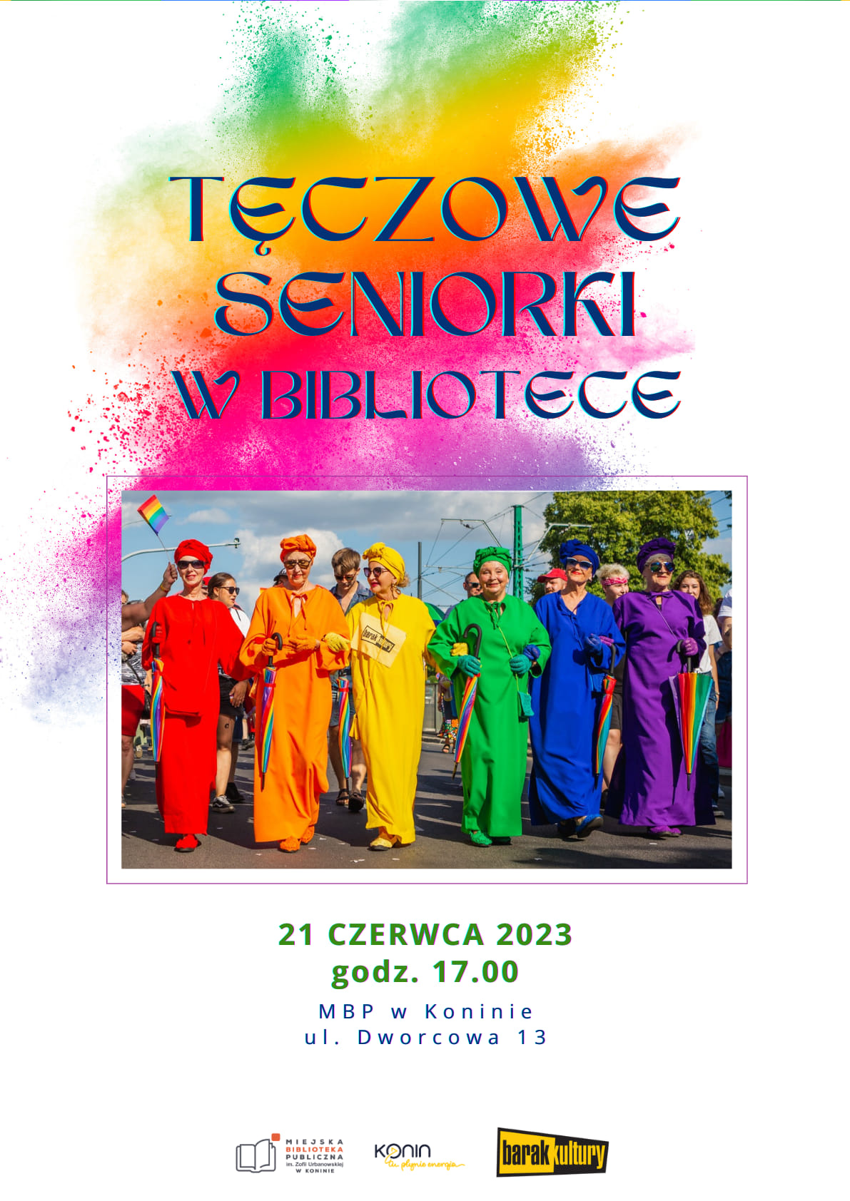 Będzie bardzo kolorowo! Tęczowe Seniorki w bibliotece