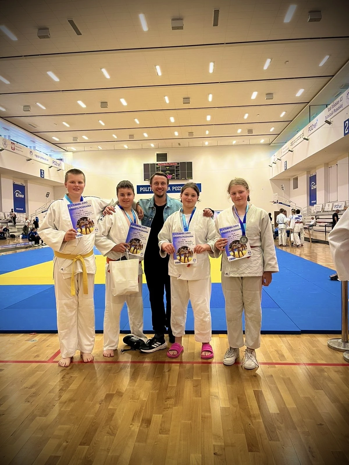 UKS Judo Tuliszków zdobył Poznań. Dwa złote i dwa srebrne medale