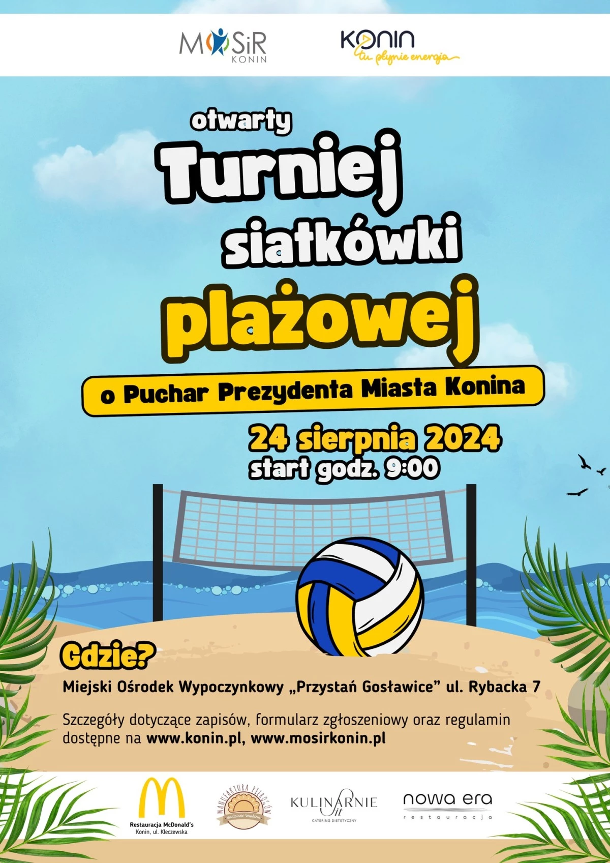 Otwarty Turniej Siatkówki Plażowej o Puchar Prezydenta Miasta Konina