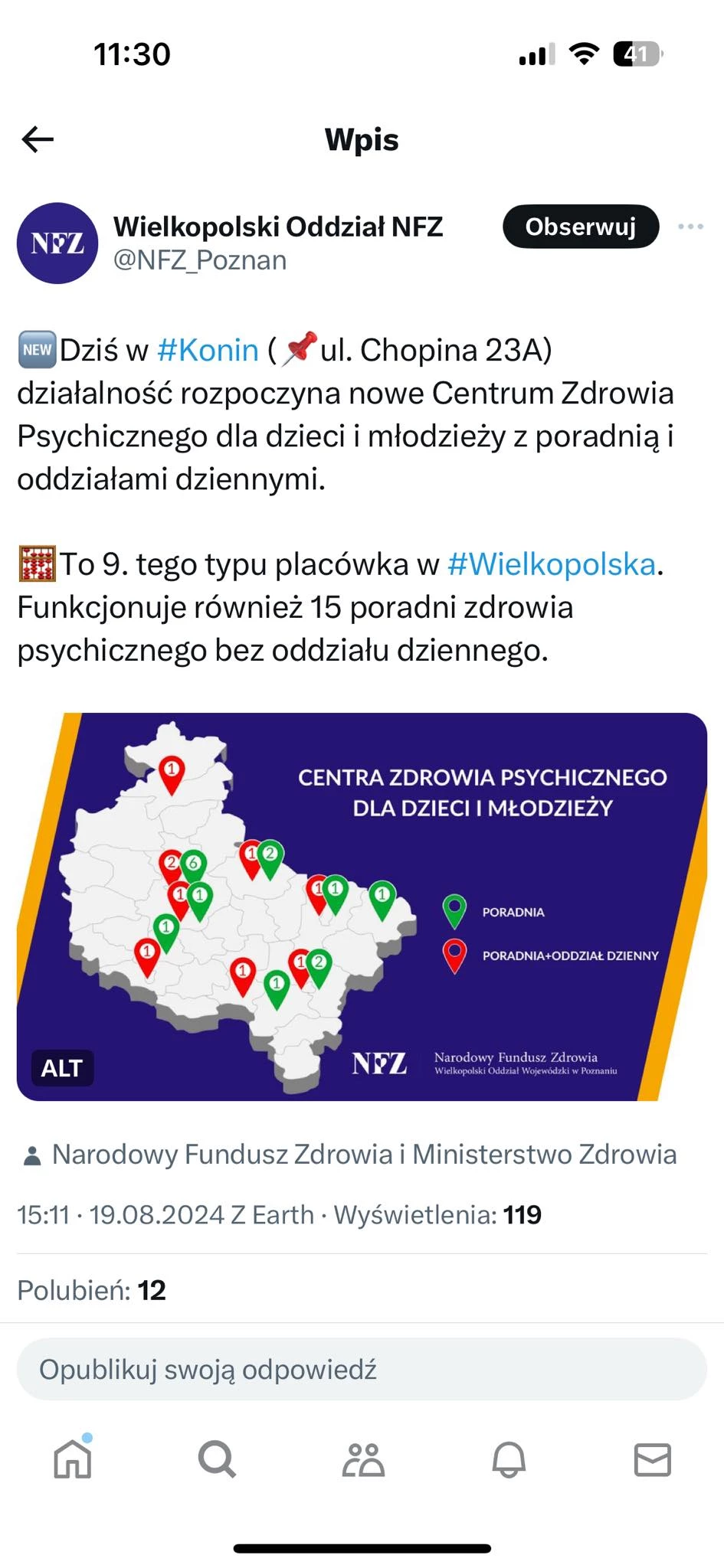 Centrum Zdrowia Psychicznego dla dzieci i młodzieży ma nowe miejsce