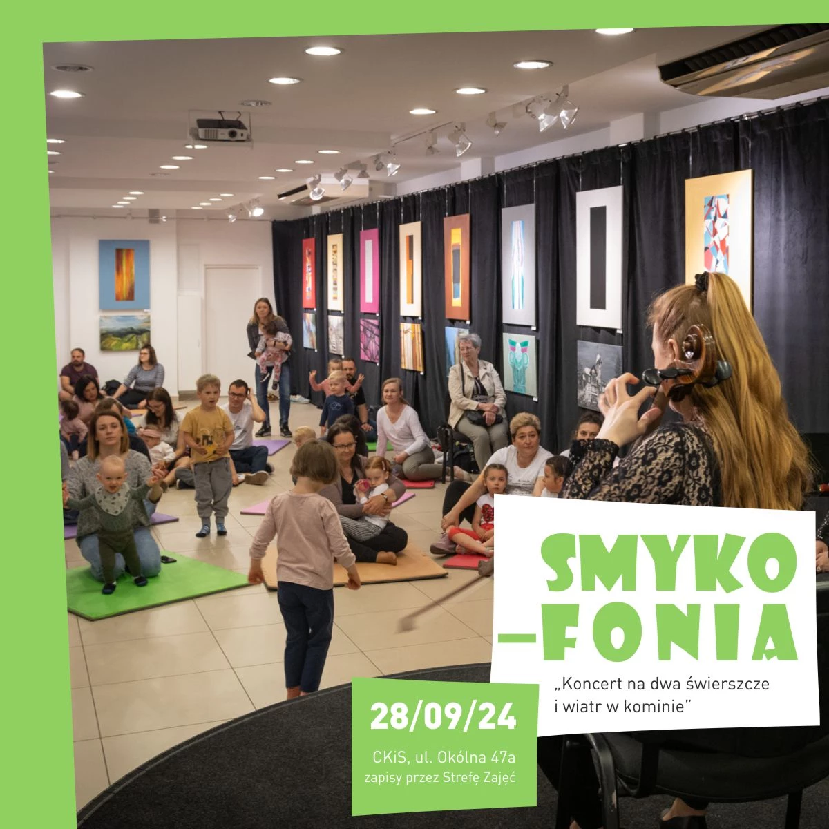 SMYKOFONIA „Koncert na dwa świerszcze i wiatr w kominie” - zapisy na wrześniowe koncerty