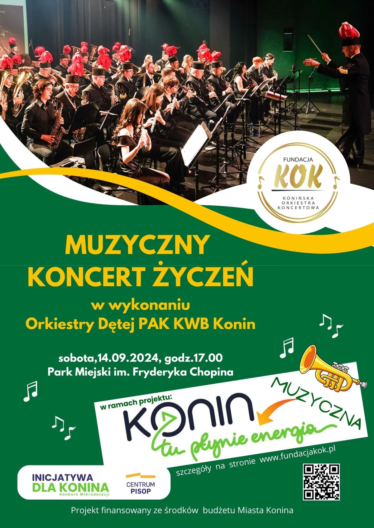 Muzyczny koncert życzeń w wykonaniu Orkiestry Dętej PAK KWB Konin