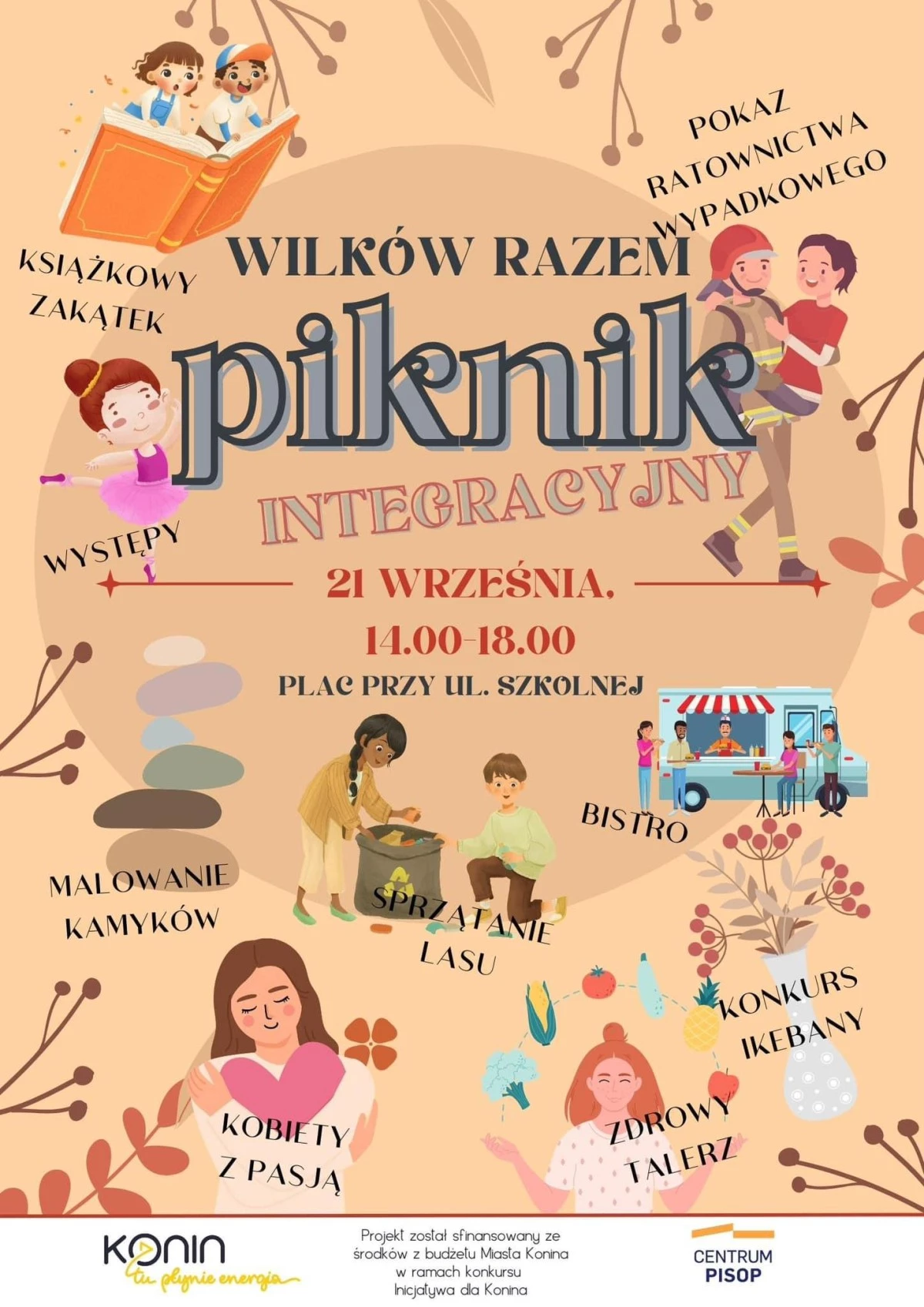 Piknik dla mieszkańców Konina na Wilkowie