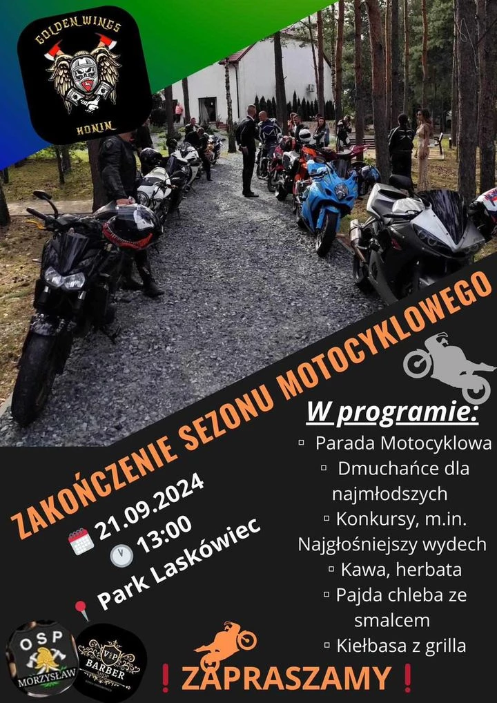 Zakończenie Sezonu Motocyklowego - Golden Wings Konin