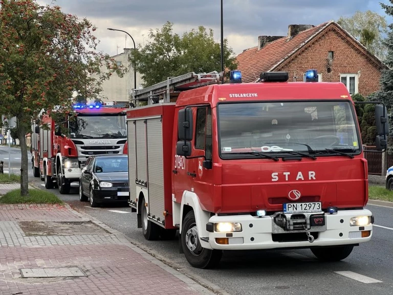 Zawaliła się część stropu w prywatnym budynku przy ul. Kolskiej