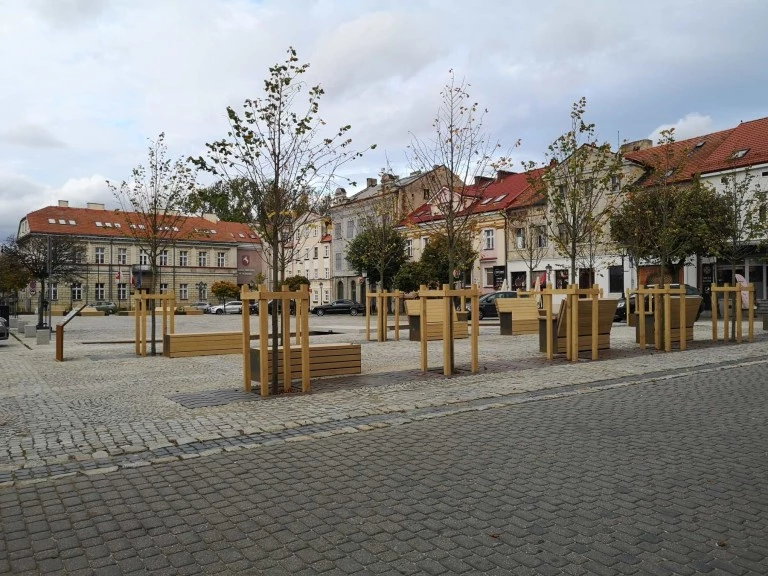 Na więcej zieleni na rynku w Koninie nie zgodził się konserwator zabytków