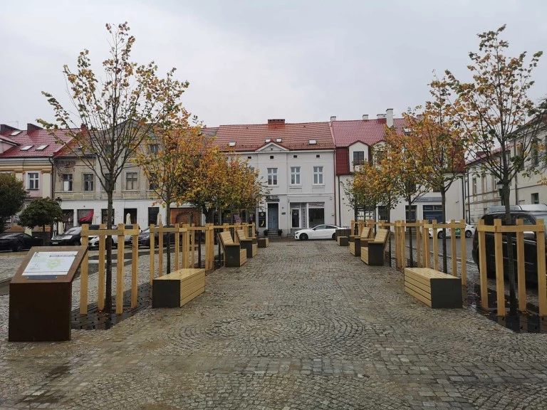 Na więcej zieleni na rynku w Koninie nie zgodził się konserwator zabytków