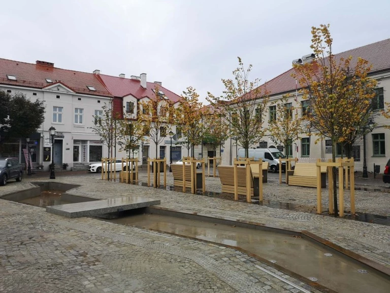 Na więcej zieleni na rynku w Koninie nie zgodził się konserwator zabytków