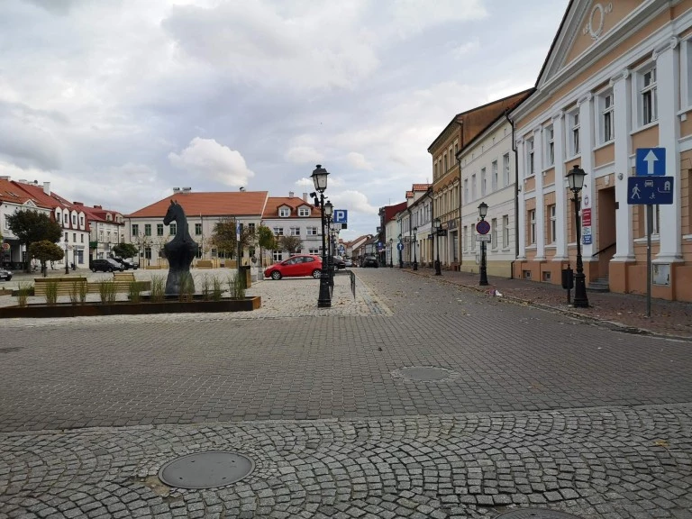 Na więcej zieleni na rynku w Koninie nie zgodził się konserwator zabytków