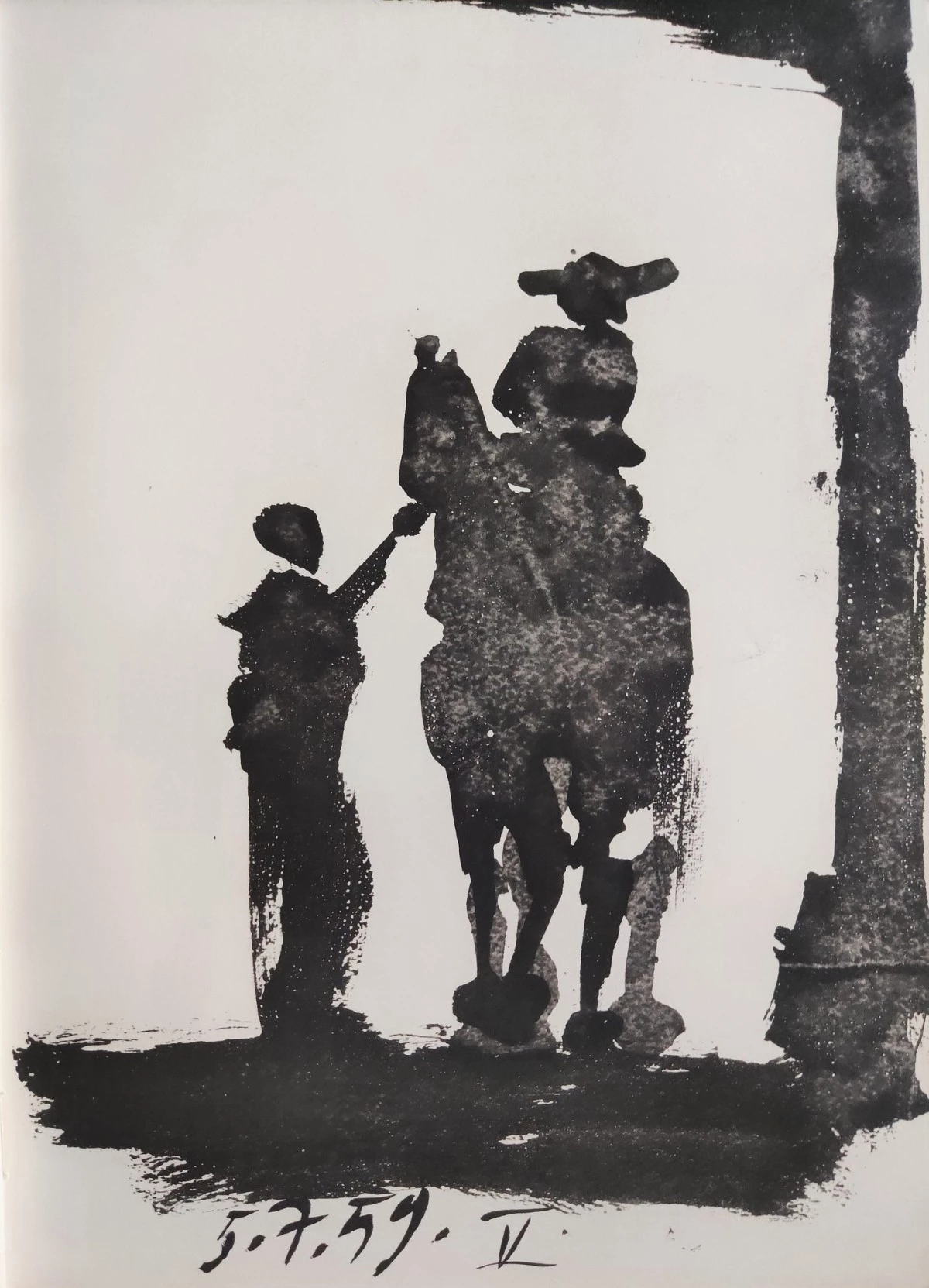 Pablo Picasso - Don Quijote V & VI (1)