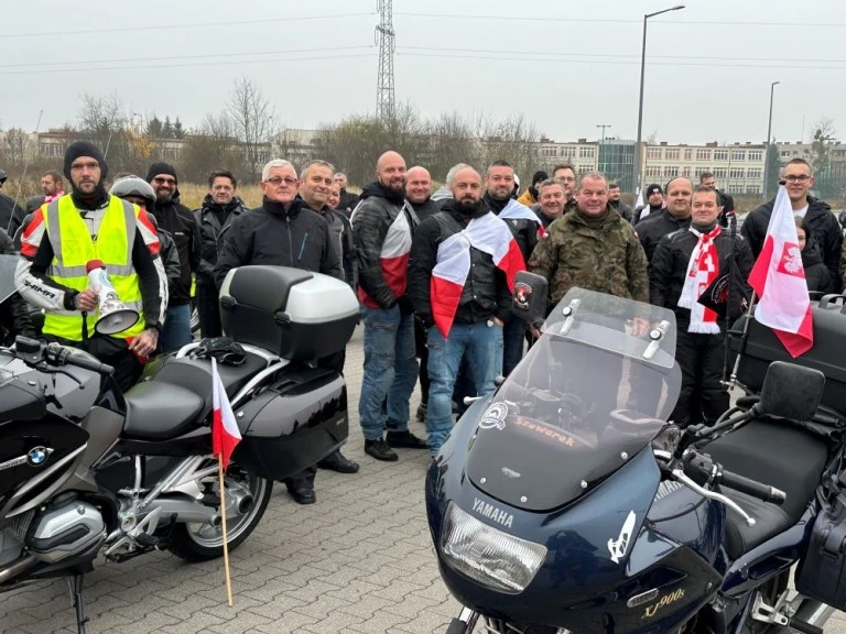 Niezwykła parada w Koninie. Motocykliści razem dla Niepodległej