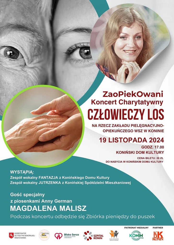 Koncert „Człowieczy Los” i wsparcie Zakładu Opiekuńczo-Leczniczego w Koninie