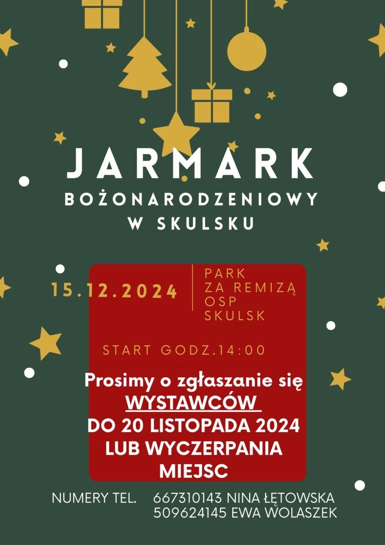 Najpiękniejszy Jarmark Świąteczny - rękodzieło, kolędy i pomoc dla zwierząt