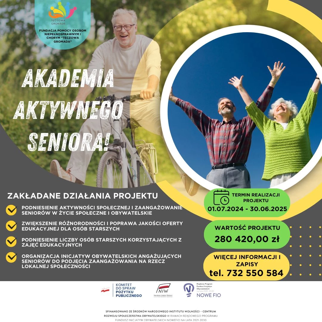 Fundacja Tęczowa Gromada aktywizuje seniorów