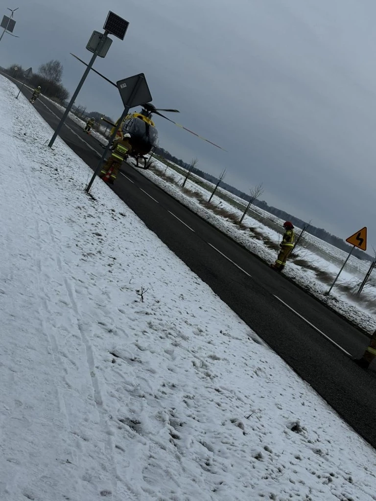 Tragiczny wypadek w Przedczu. Dwie osoby zginęły na miejscu