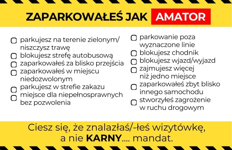 Parkujesz jak amator? Sprawdź, co może cię czekać w Koninie