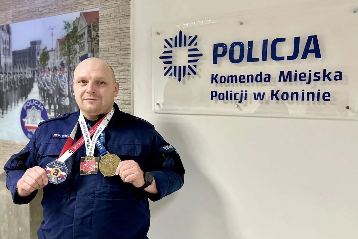 Policjant na medal. Funkcjonariusz z Konina na podium prestiżowych zawodów