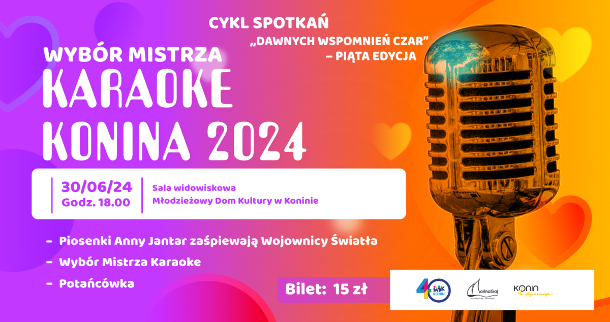 MDK zaprasza - Wybór Mistrza Karaoke 2024 !