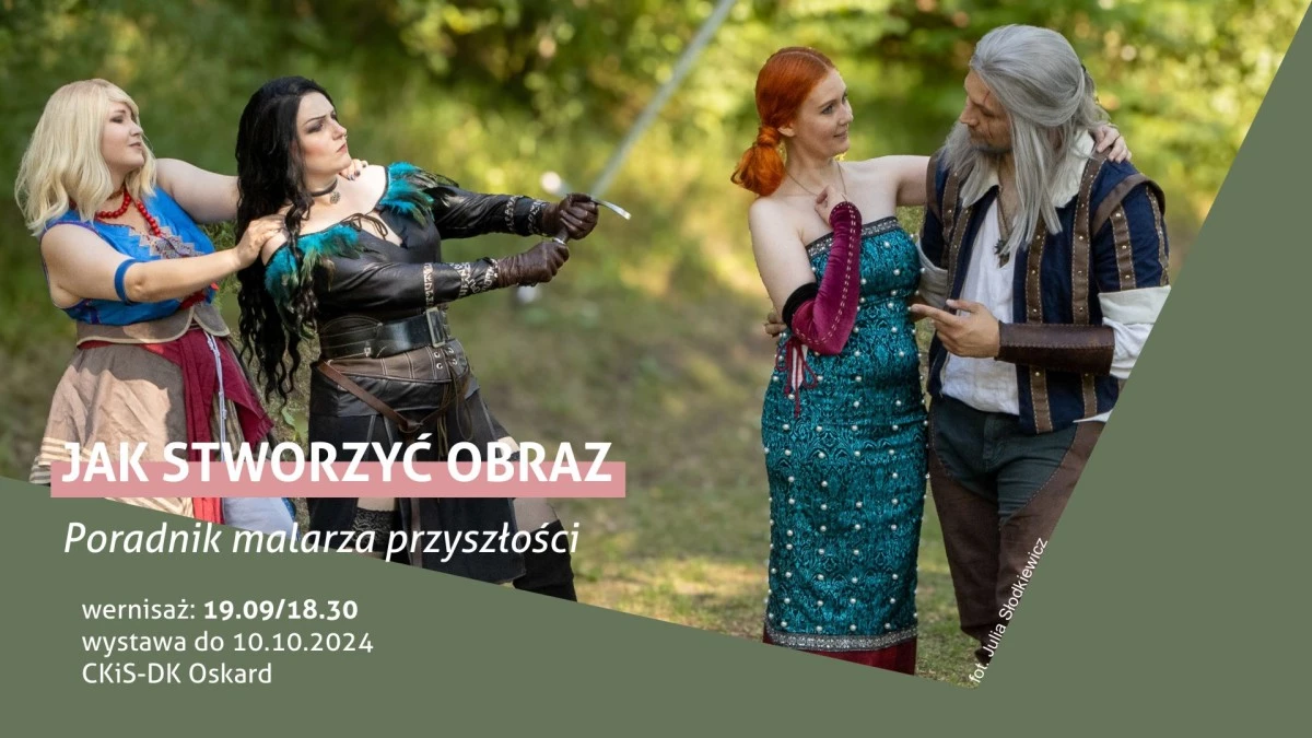 "Jak stworzyć obraz. Poradnik malarza przyszłości" | zaproszenie na wernisaż fotografii