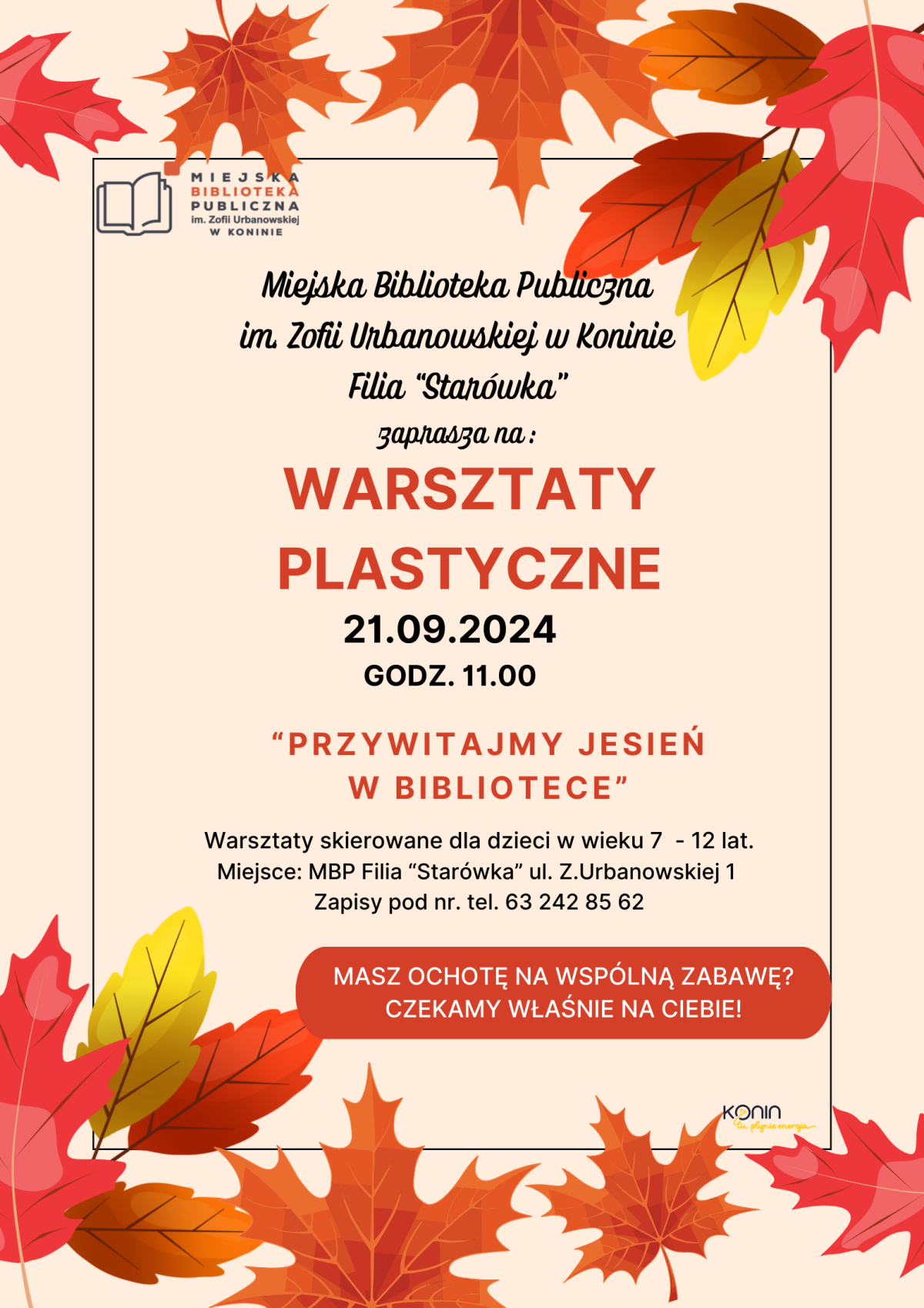 Warsztaty: "Przywitajmy jesień w bibliotece"