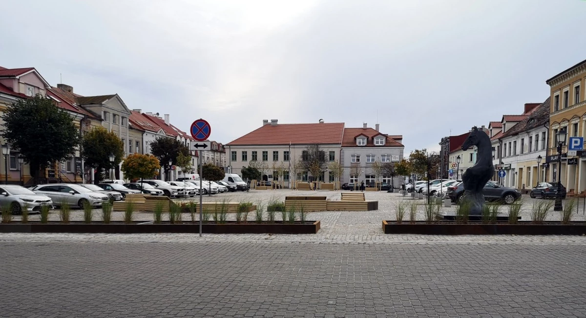 Na więcej zieleni na rynku w Koninie nie zgodził się konserwator zabytków