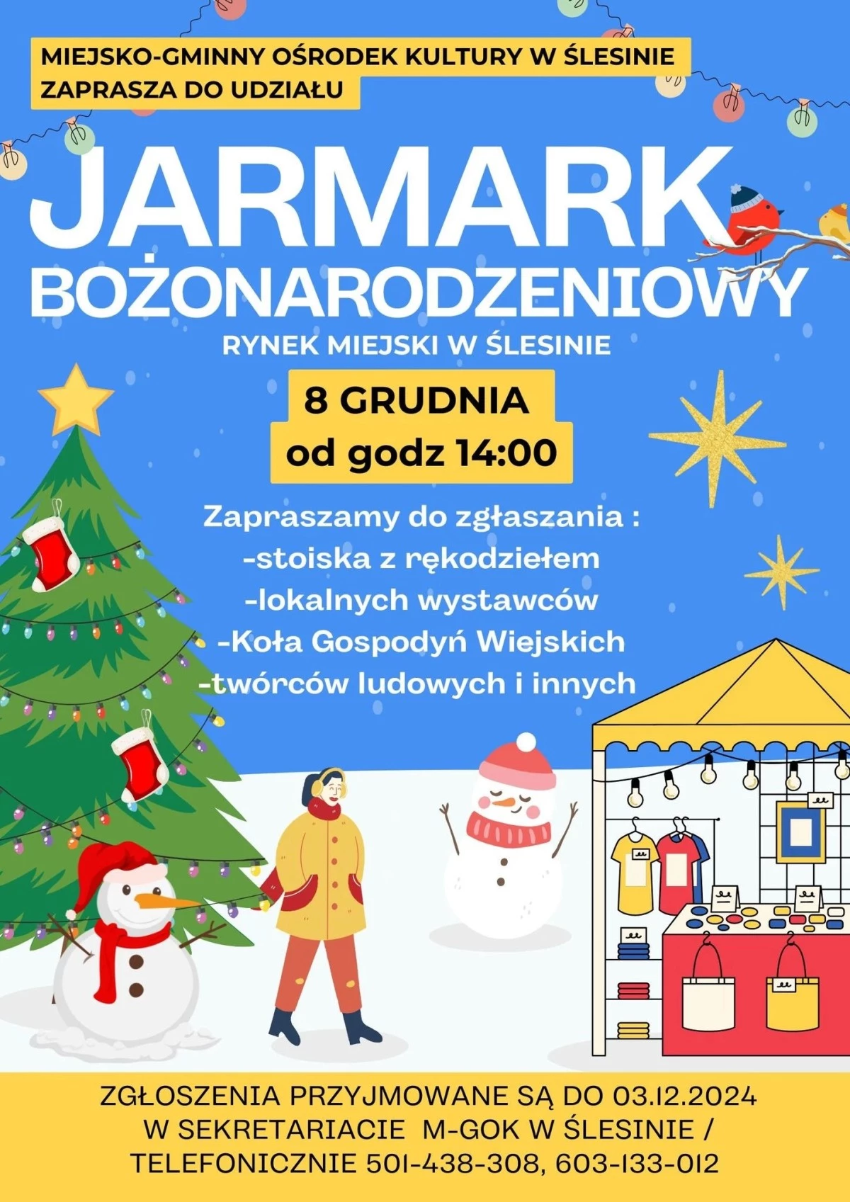 Jarmark Bożonarodzeniowy w Ślesinie